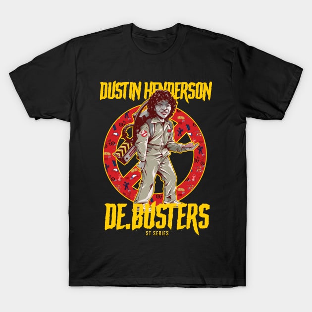 De.Busters - Dustin Henderson ST Series T-Shirt by Dayat The Thunder
